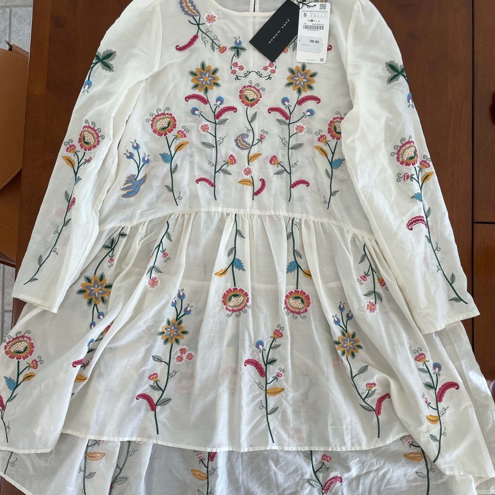 Beautiful Embroidered top from Zara. Never worn with tags.